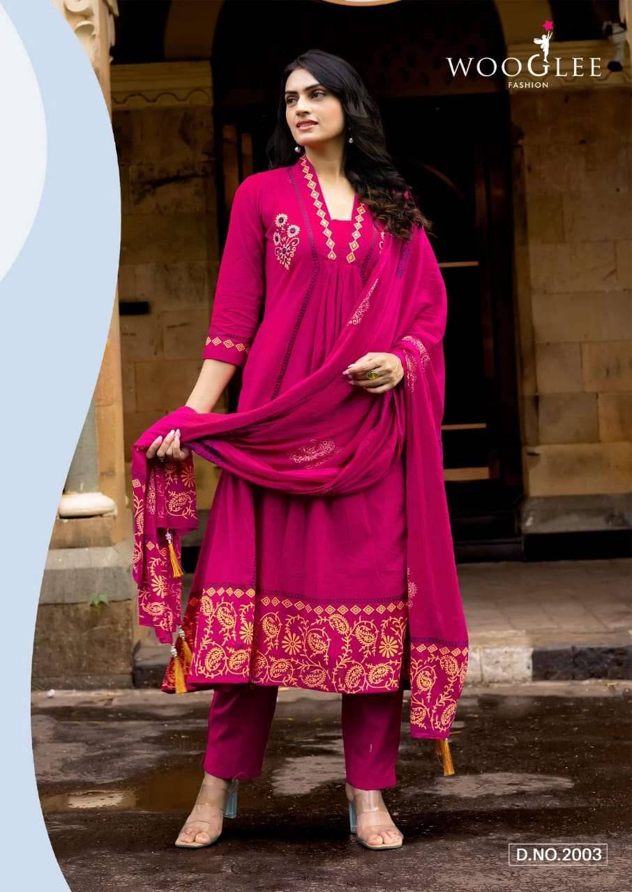 Tanya By Woogle 2001 To 2004 Series Beautiful Festive Suits Colorful Stylish Fancy Cotton Flex dresses At Wholesale Price